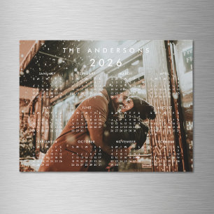 Photo personnalisée Magnet Calendrier 2026