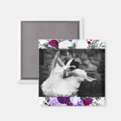 Photo personnalisée Magnet Lavender Hibiscus sur W (Recto/Verso)