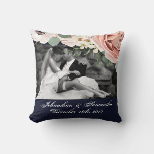 Photo personnalisée Marine géométrique Coussin de