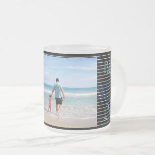 Photo personnalisée Meilleur Papa Jamais Mug