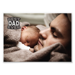 Photo personnalisée MEILLEUR PÈRE JAMAIS