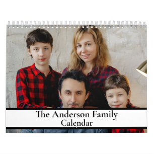 Photo personnalisée moderne Créez votre calendrier