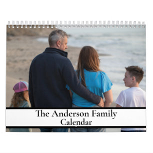 Photo personnalisée moderne Créez votre calendrier