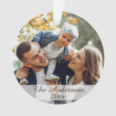 Photo personnalisée moderne double face (devant)