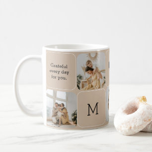 Photo personnalisée Mug avec message de coeur