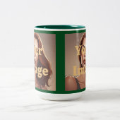 Photo personnalisée Mug blanc blanc à deux tons (Centre)