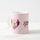 Photo personnalisée Mug de Saint Valentin (Devant gauche)