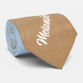 Photo personnalisée Nom Cravate Vos photos préféré (Roulé)