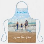 Photo personnalisée Nom du texte tablier avec vos  (Recto)
