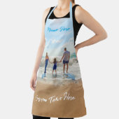 Photo personnalisée Nom du texte tablier avec vos  (Insitu)