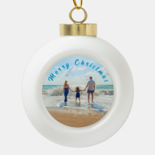 Photo personnalisée Ornement de Noël Votre cadeau