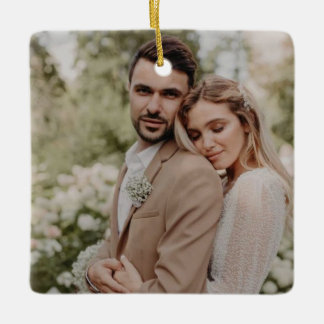 Photo personnalisée Ornement double face, photo de