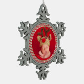 Photo personnalisée Ornements de Noël (Gauche)