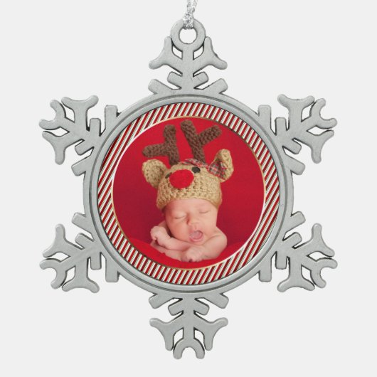 Photo personnalisée Ornements de Noël (Devant)