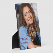 Photo personnalisée Personnaliser Plaque d'Easel (Côté)