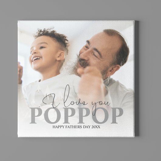 Photo personnalisée Poppop Plaque