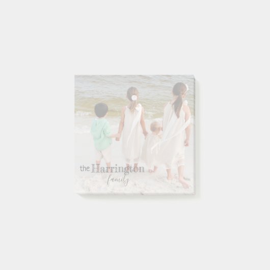 Photo personnalisée Post-it® Notes Nom de famille  (Devant)