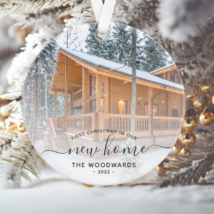 Photo personnalisée Premier Noël Nouveau Accueil G