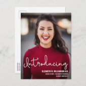 Photo personnalisée Présentation de la Faire-part (Devant / Derrière)