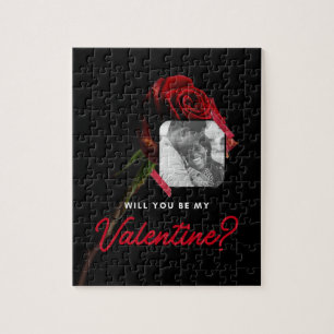 Photo personnalisée Rose Valentine's Jigsaw Puzzle