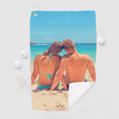 Photo personnalisée Serviette de golf votre propre (En situation)