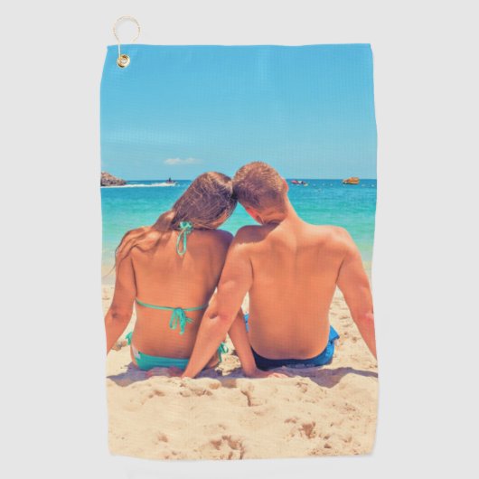 Photo personnalisée Serviette de golf votre propre (Devant)