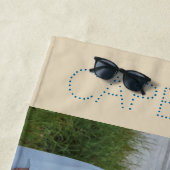 Photo personnalisée serviette de plage - cadeau pe (En situation)