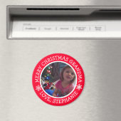 Photo personnalisée Snowflakes Magnet (In Situ (Lave-vaisselle))