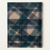 Photo personnalisée Stylish Navy Plaid 2022 (Dos)