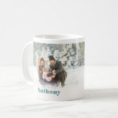 Photo personnalisée sur deux côtés Mug (Devant gauche)