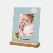 Photo personnalisée sur le panneau Lune (Angle)