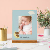 Photo personnalisée sur le panneau Lune (Mariage)