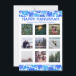 PHOTO PERSONNALISÉE Sweaters Hanoukka moches carte<br><div class="desc">Customisez cette carte à plat en ajoutant votre propre texte et photos à l'avant ou à l'arrière. Il y a une grille devant les photos qui facilite l'utilisation de toutes les photos de taille que vous avez et les garde alignés et en format carré. Vous pouvez supprimer la grille ou...</div>
