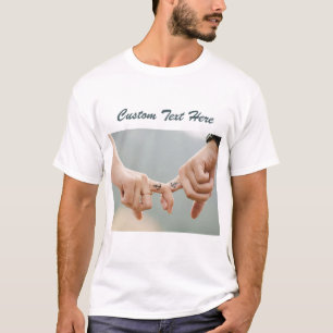 Photo personnalisée Texte Aimer T-shirt Votre Cade