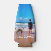 Photo personnalisée Texte Bouteille Glacière Votre (Devant)