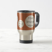 Photo personnalisée Voyage de la fête Mug - Mocha  (Devant droit)