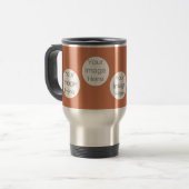 Photo personnalisée Voyage de la fête Mug - Mocha  (Devant gauche)