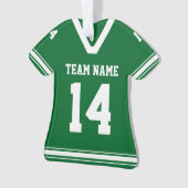Photo personnelle de football Jersey Green (devant)