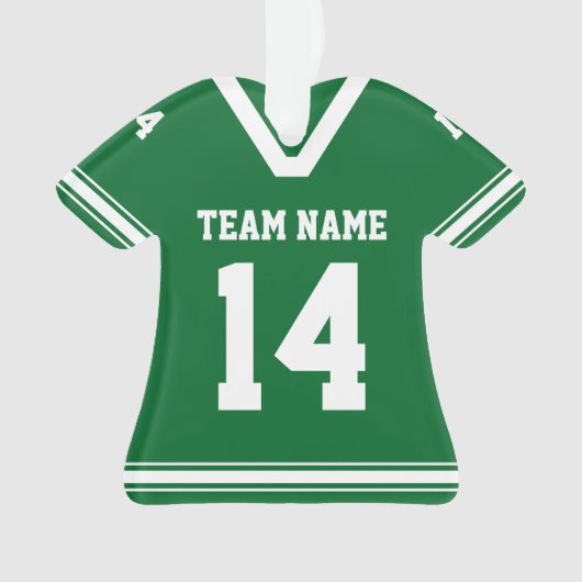 Photo personnelle de football Jersey Green (devant)