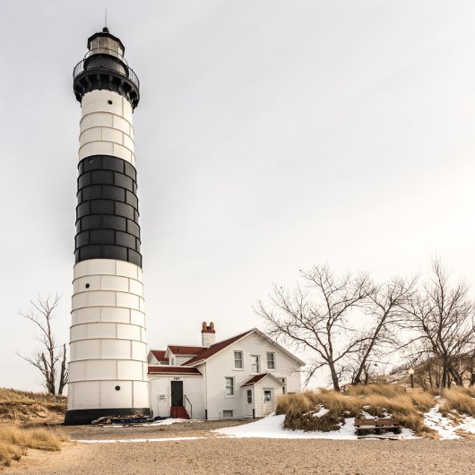Photo Phare de Big Sable Point et Plaque tour