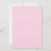 Photo Pink Floral Graduation Party Invitation (Dos)