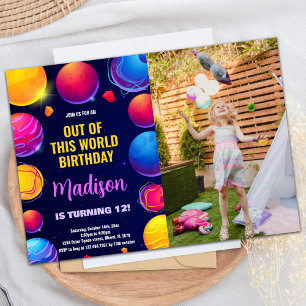 Photo Pink Purple Espace Extérieur Invitations Ann