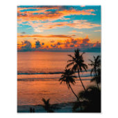 PHOTO PLAGE COUCHE DE SOLEIL (Devant)