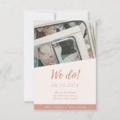 Photo Plage Lumière Mariage Invitation Portrait (Devant)