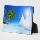 Photo Plage tropicale Plaque Art Décor (Côté)