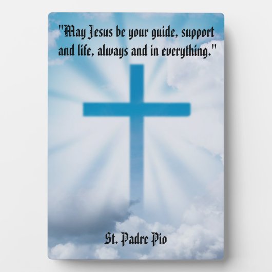 Photo Plaque à croix dans le ciel avec l'Easel (Devant)