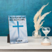 Photo Plaque à croix dans le ciel avec l'Easel (Côté)