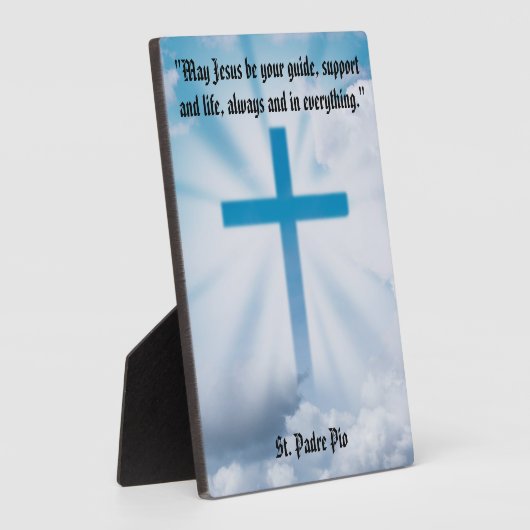 Photo Plaque à croix dans le ciel avec l'Easel (Côté)