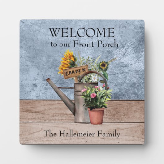 Photo Plaque Artwork Tournesol et Jardin Rose (Devant)