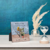 Photo Plaque Artwork Tournesol et Jardin Rose (Insitu)